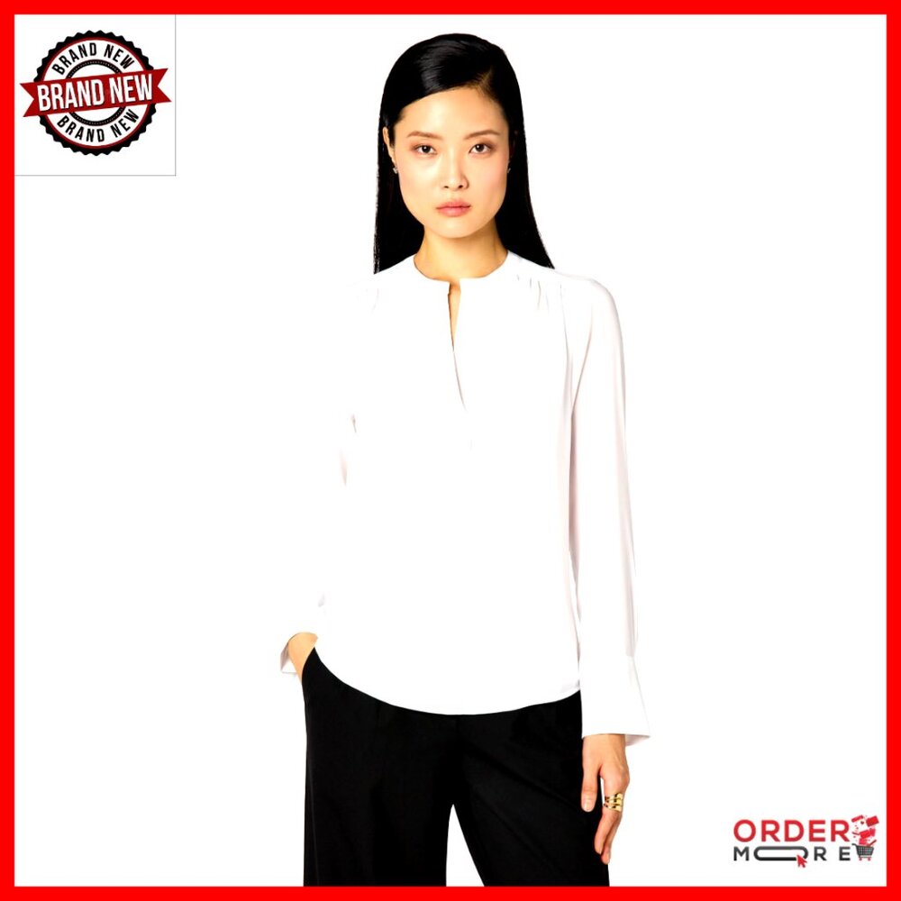 Sleeveless Collared Twist Front Blouse Workwear Top